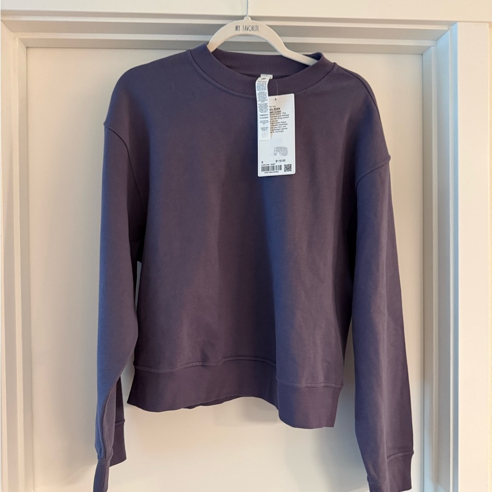 lululemon Steady State Oversized Crew in Dusty Purple